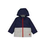 Regenjacke mit leichtem Futter, Reißverschluss, aufgesetzte Taschen, blau, creme, rot, Mayoral