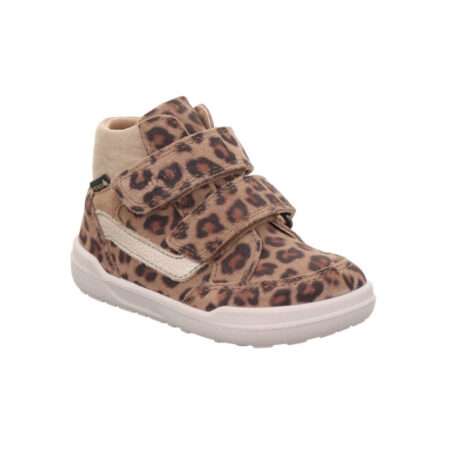 leichter Kletter, Barefit- Linie, Fleecefutter, Goretex, braun- schwarz- Animalprint, Superfit