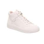 edler Sneaker,  loses Fußbett, weiches Nubukleder, hellgrau mit silber, Stretchlaces, Peter Kaiser